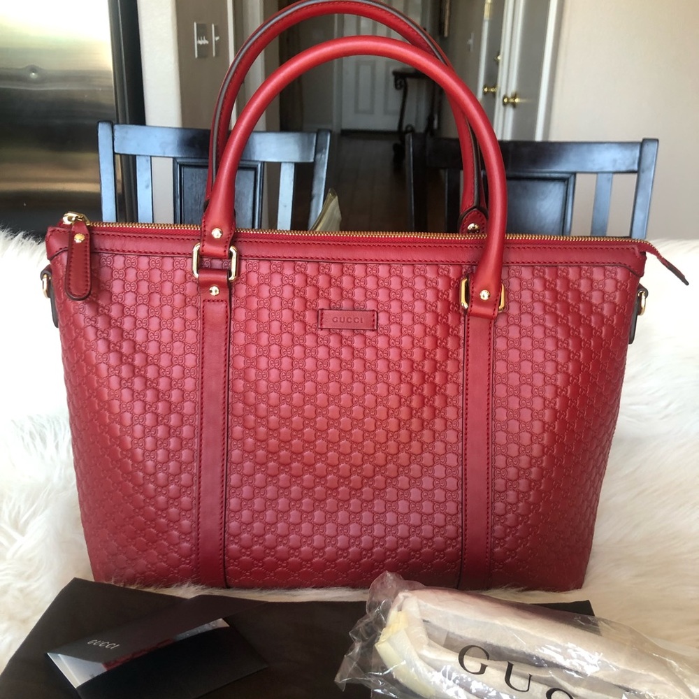 GUCCI MICROGUCCISSIMA MARGAUX SATCHEL TOTE BAG (449655)